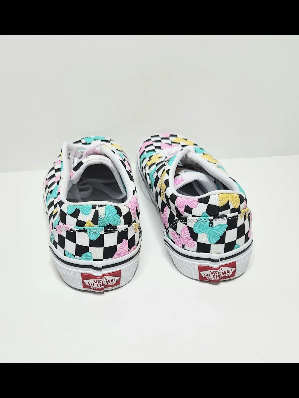 Vans Checkerboard Butterfly Sneakers